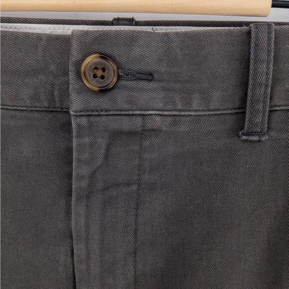 J. Crew Chinos Men's 38x32 (40x32) Slim-Fit Merchentile Flex Gray Flat Front - Picture 2 of 11